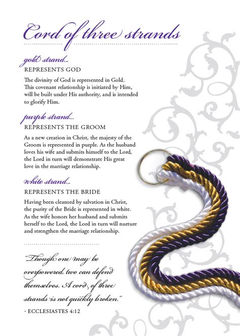 3 cords wedding ceremony|wedding cord of three strands meaning.